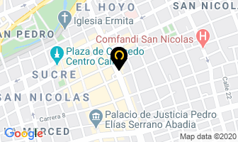 Mapa de Kafesuav en Cali