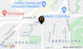 Mapa de Kaffel Ltda. en Medellín