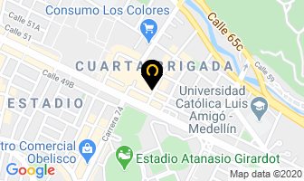 Mapa de Kalamaro Comida De Mar en Medellín