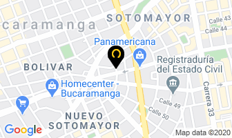 Mapa de Kandes Dotaciones en Bucaramanga
