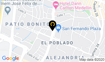 Mapa de Kapital Humano Ltda en Medellín