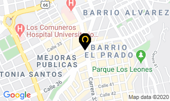 Mapa de Karaoke San Valentin en Bucaramanga