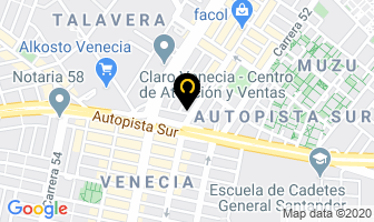 Mapa de Kefique en Bogotá D.C
