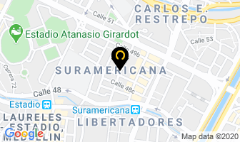 Mapa de Keystone Colombia S.a. en Medellín