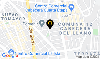 Mapa de Killa & Fish en Bucaramanga