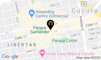 Mapa de Kinzzi en Cúcuta