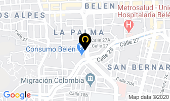Mapa de Klaíne´s Comida Exclusiva Saludable en Medellín