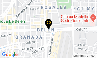 Mapa de K.o-Fit en Medellín