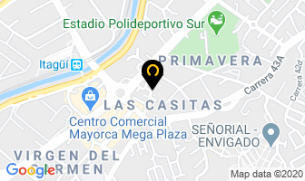 Mapa de Koen Pack Colombia en Medellín