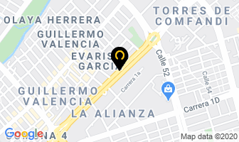 Mapa de Konietzko & Cía. Ltda. en Cali