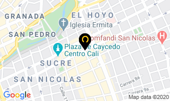 Mapa de Krika Cosmetic en Cali