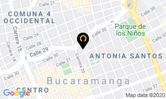 Mapa de Kroking Broaster en Bucaramanga