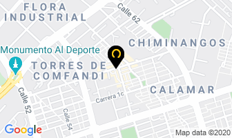 Mapa de Kroky Express Pollo Broaster en Cali