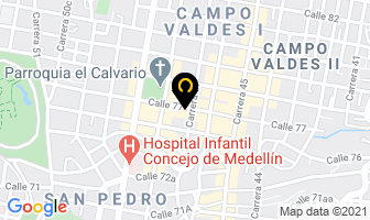Mapa de Krotos en Medellín