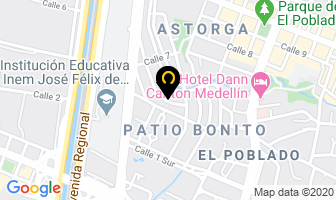 Mapa de Kumon Antioquia en Medellín