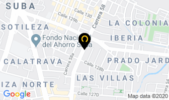 Mapa de Kumon Bulevar-las Villas en Bogotá D.C