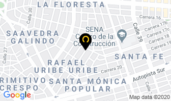 Mapa de L P Publicidad en Cali