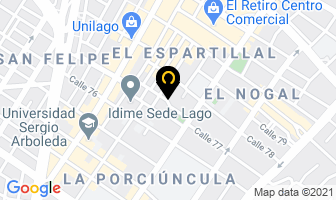 Mapa de La Antipastería en Bogotá D.C