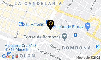 Mapa de La Ascención S.a en Medellín