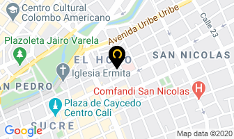 Mapa de La Bodega Del Encuadernador en Cali