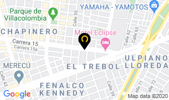 Mapa de La Bodega Del Icopor en Cali