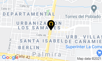 Mapa de La Bodega Del Son en Palmira