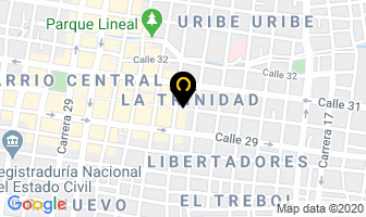 Mapa de La Bodeguita en Palmira