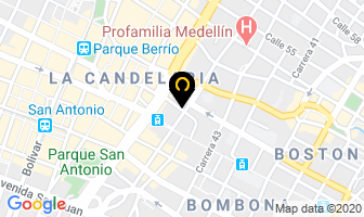 Mapa de La Botica en Medellín