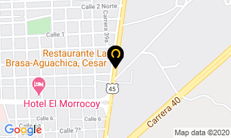 Mapa de La Brasa Restaurante en Aguachica