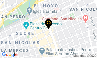 Mapa de La Brasa Roja en Cali
