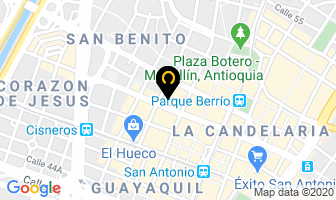 Mapa de La Cabalgata Ferretera Ltda en Medellín