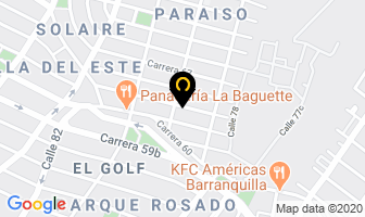 Mapa de La Canasta en Barranquilla