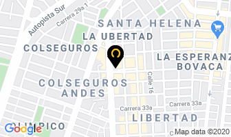 Mapa de La Canasta en Cali