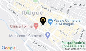 Mapa de La Cancha Sport en Ibagué