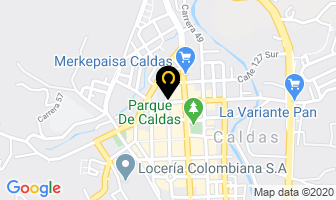 Mapa de La Canoa Restaurante Bar en Caldas
