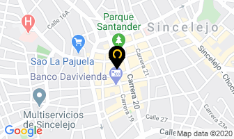 Mapa de La Casa Artesanal en Sincelejo