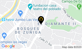 Mapa de La Casa “Cocina Caserita” en Envigado