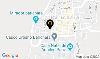 Mapa de La Casa De Hercilia en Barichara