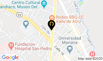 Mapa de La Casa De La Diabetes en Pasto