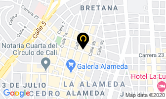 Mapa de La Casa Del Bebe en Cali