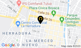 Mapa de La Casa Del Cemento en Tulua