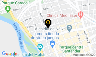 Mapa de La Casa Del Colchón en Neiva