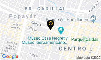 Mapa de La Casa Del Computador en Popayán