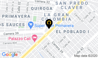 Mapa de La Casa Del Empaque en Cali