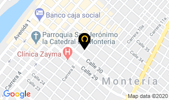 Mapa de La Casa Del Médico Ltda. en Montería