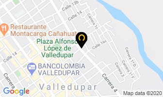 Mapa de La Casa Del Pan en Valledupar