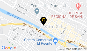Mapa de La Casa Del Pollito en San Gil