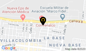 Mapa de La Casa Del Socorrista en Cali