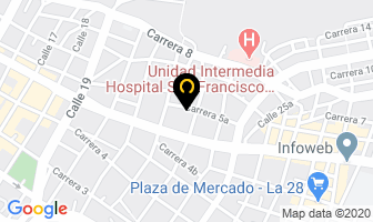 Mapa de La Casa Hidráulica en Ibagué