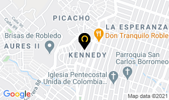 Mapa de La Casera Ltda. en Medellín